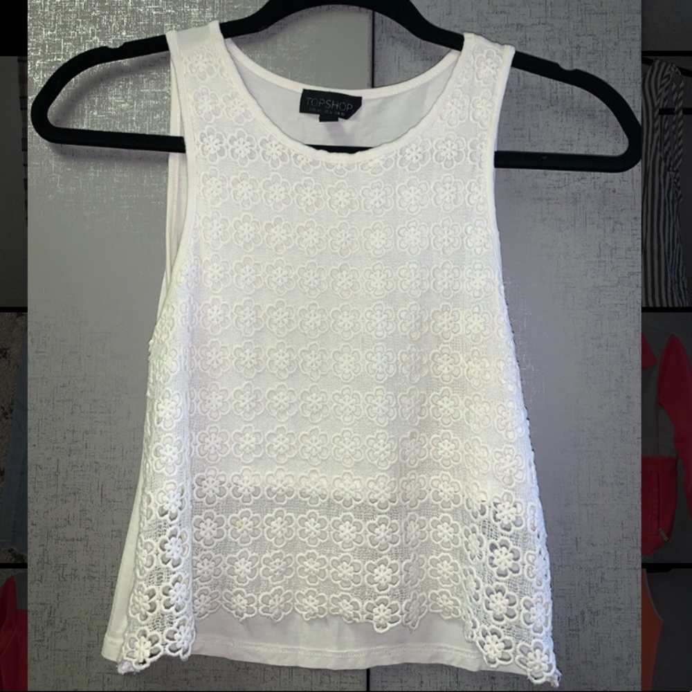 Top shop flower tank top